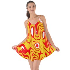 Red-yellow Love The Sun Cover Up by nateshop