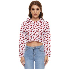 Billions Of Hearts Women s Lightweight Cropped Hoodie by ConteMonfrey