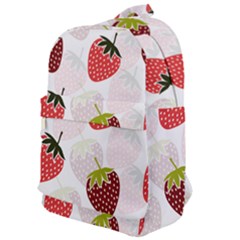 Strawberry Fruit Pattern Background Classic Backpack by Wegoenart