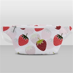 Strawberry Fruit Pattern Background Waist Bag  by Wegoenart