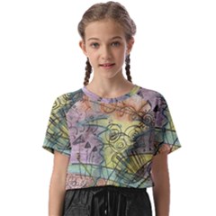 Energy Flow Intuition Kids  Basic Tee by Wegoenart