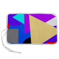 Shape Colorful Creativity Abstract Pattern Pen Storage Case (m) by Ravend