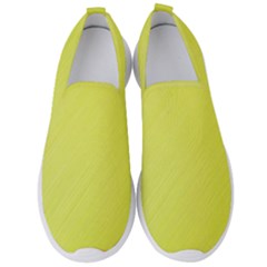 Background-texture-yellow Men s Slip On Sneakers by nateshop