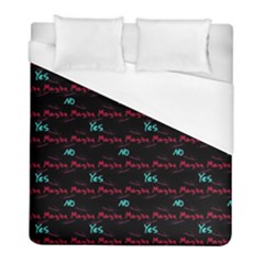 Doodle Lettering Background Duvet Cover (full/ Double Size) by Ravend