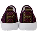 Background Flower Abstract Pattern Kids  Slip On Sneakers View4