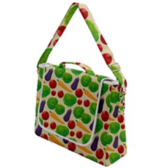 Food Illustration Pattern Texture Box Up Messenger Bag by Ravend