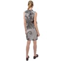 Apple Males Almond Bread Abstract Sleeveless Shirt Dress View2