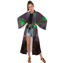 Fantasy Pyramid Mystic Space Maxi Kimono by Wegoenart