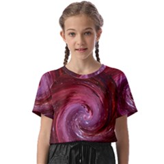 Galaxy Fog Kosmus Universe Kids  Basic Tee by Wegoenart