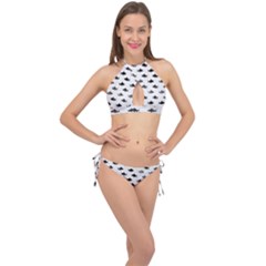 Cute Small Sharks  Cross Front Halter Bikini Set by ConteMonfrey