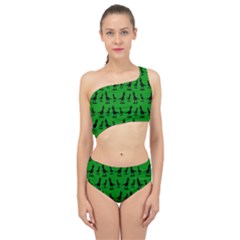 Green Dinos Spliced Up Two Piece Swimsuit by ConteMonfrey