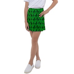 Green Dinos Kids  Tennis Skirt by ConteMonfrey