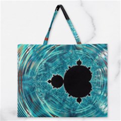 Mandelbrot Apple Fractal Abstract Zipper Large Tote Bag by Wegoenart