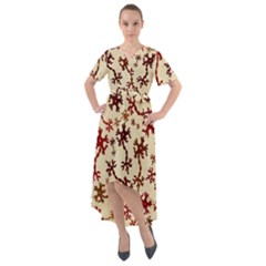 Neuron Nerve Cell Neurology Front Wrap High Low Dress by Ravend