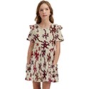 Neuron Nerve Cell Neurology Kids  Frilly Sleeves Pocket Dress View1