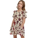 Neuron Nerve Cell Neurology Kids  Frilly Sleeves Pocket Dress View3