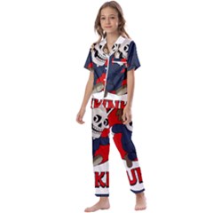 Halloween Kids  Satin Short Sleeve Pajamas Set by Sparkle