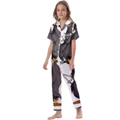 Halloween Kids  Satin Short Sleeve Pajamas Set by Sparkle