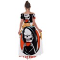 Halloween Off Shoulder Open Front Chiffon Dress View2