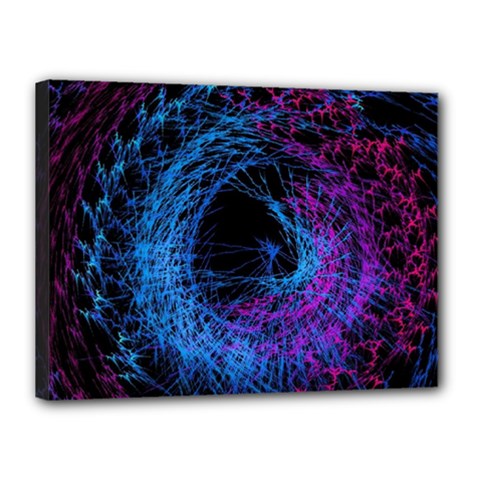 Symmetry Awesome 3d Digital Art Graphic Pattern Vortex Canvas 16  X 12  (stretched) by danenraven