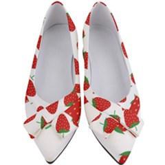 Seamless-pattern-fresh-strawberry Women s Bow Heels by Jancukart