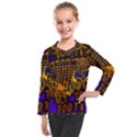 Binary Code Transformation Kids  Long Mesh Tee View1