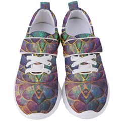 Dragon Fractal Pattern Texture Women s Velcro Strap Shoes by Wegoenart