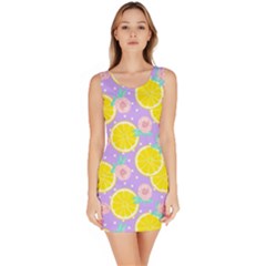 Purple Lemons  Bodycon Dress by ConteMonfrey