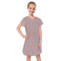 Terracotta Knit Kids  Drop Waist Dress by ConteMonfrey