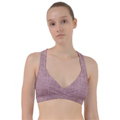 Terracotta Linen Sweetheart Sports Bra by ConteMonfrey