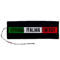 Strong Italian Energy Roll Up Canvas Pencil Holder (m) by ConteMonfrey