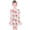 Strawberries Pattern Design Kids  Simple Cotton Dress View1