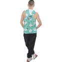 Elegant Swan Seamless Pattern Men s Sleeveless Hoodie View2