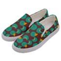 Vector-illustration-seamless-pattern-with-cartoon-duck Men s Canvas Slip Ons View2