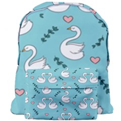 Elegant Swan Pattern Design Giant Full Print Backpack by Wegoenart