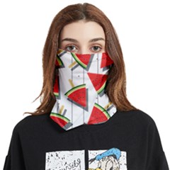 Watermelon Popsicle   Face Covering Bandana (two Sides) by ConteMonfrey