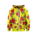 Yellow Watermelon Popsicle  Kids  Zipper Hoodie View1