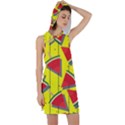 Yellow Watermelon Popsicle  Racer Back Hoodie Dress View1