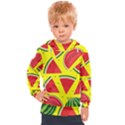 Yellow Watermelon   Kids  Hooded Pullover View1