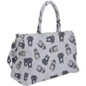 Cute Seamless Pattern With Koala Panda Bear Duffel Travel Bag View2