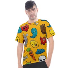 Graffiti Characters Seamless Ornament Men s Sport Top by Wegoenart