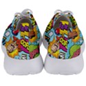 Comic Elements Colorful Seamless Pattern Men s Lightweight Sports Shoes View4