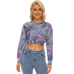 Illustration Fractal Pattern Modern Art Digital Lightweight Long Sleeve Sweatshirt by Ravend