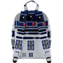 Robot R2d2 R2 D2 Pattern Zip Up Backpack View3