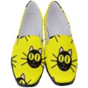 Cats Heads Pattern Design Women s Classic Loafer Heels View1