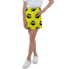 Cats Heads Pattern Design Kids  Tennis Skirt by danenraven