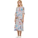 Medical Devices Bow Sleeve Chiffon Midi Dress View2