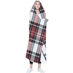 Red Black Plaid Wearable Blanket (adult) by PerfectlyPlaid