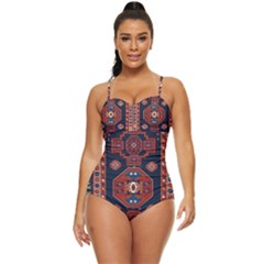 Armenian Old Carpet  Retro Full Coverage Swimsuit by Gohar