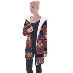 Armenian Carpet Longline Hooded Cardigan by Gohar